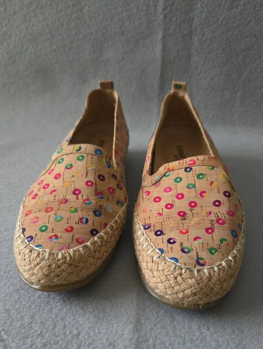 Vaneli Pink Multicolor Espadrille Slip-On Women's Shoe Sz 7 Comfortable Trendy - Picture 2 of 8